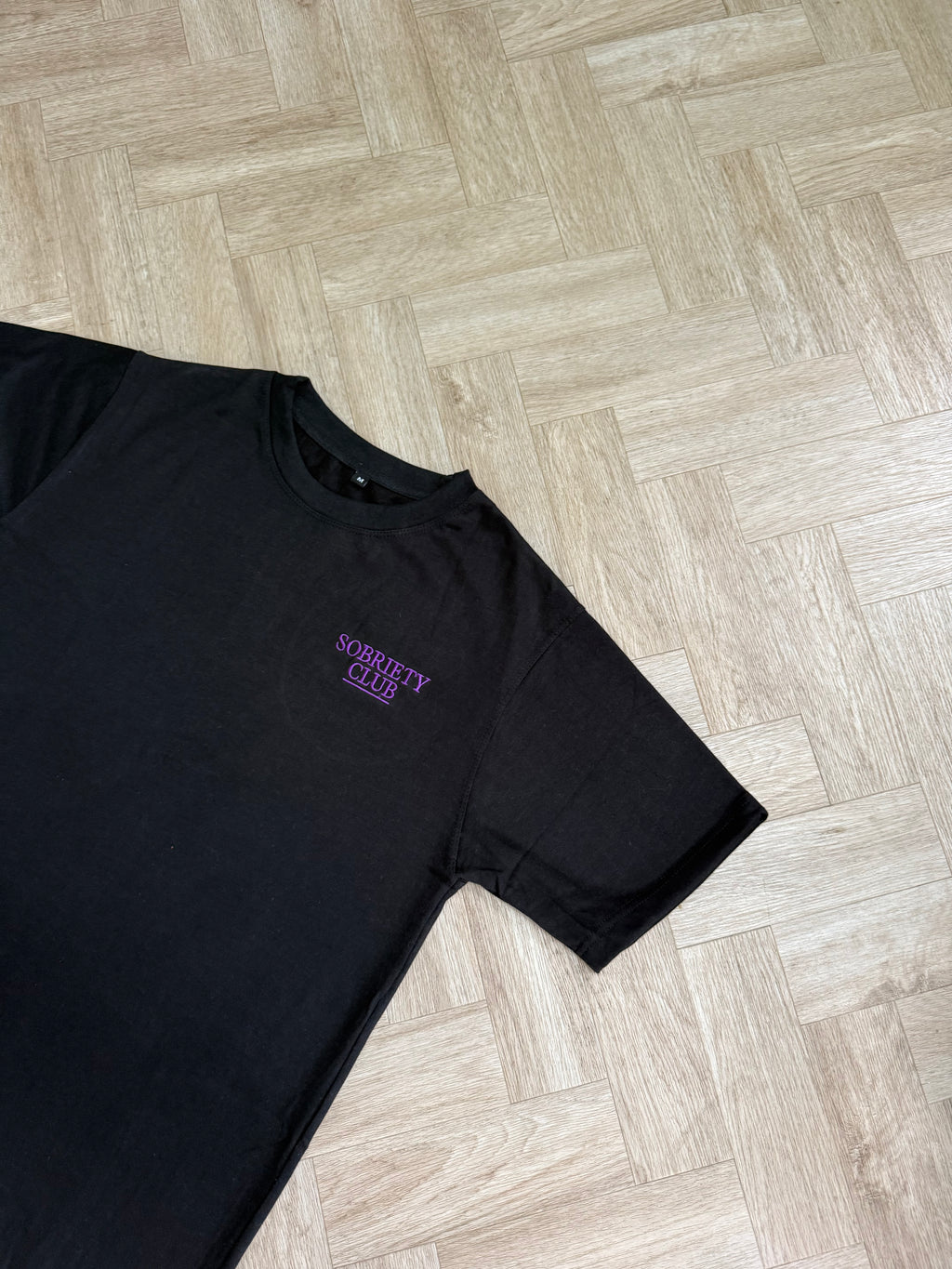 Sobriety Club Purple/Black tshirt